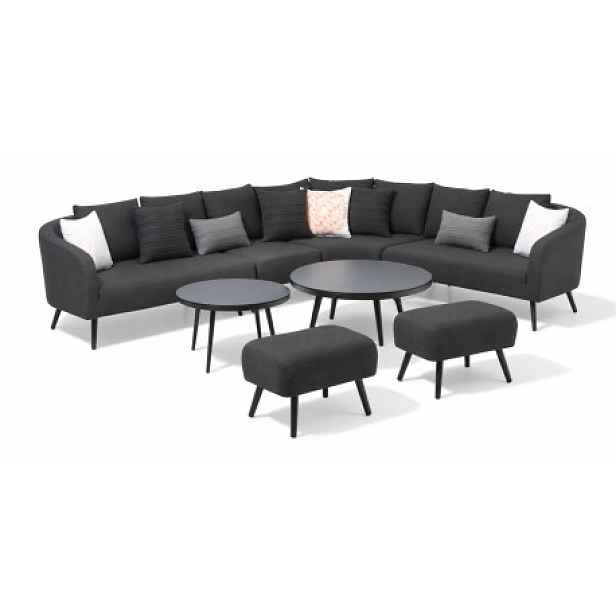 Doppler Melia LIKA-TEX® antracit - luxusní zahradní souprava - Rozbalené zboží (N603)