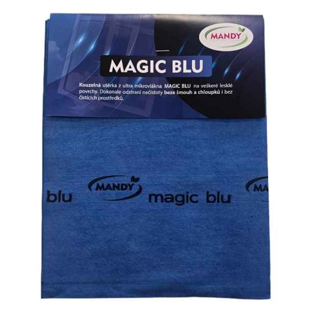 EUDOREX / Pannopell Mandy Magic Blu hadřík na okna, zrcadla, lesklý nábytek a chrom Micro