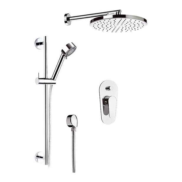 HOPA Fonti BARELL09S01 sprchový podomítkový set s příslušenstvím - chrom