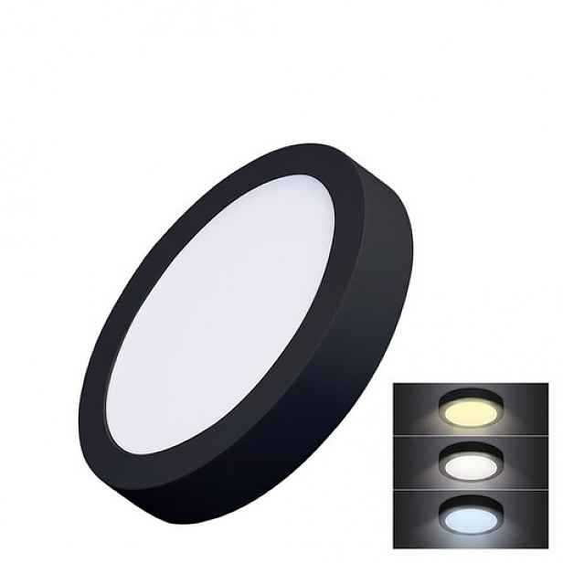 LED světelný panel Solight černá WD170-B