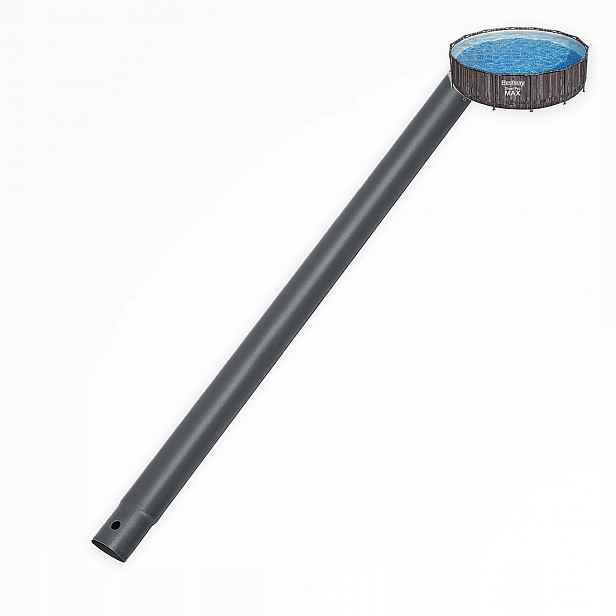 Šedá horizontální trubka Bestway 561JQ Steel Pro Max do bazénu, nová