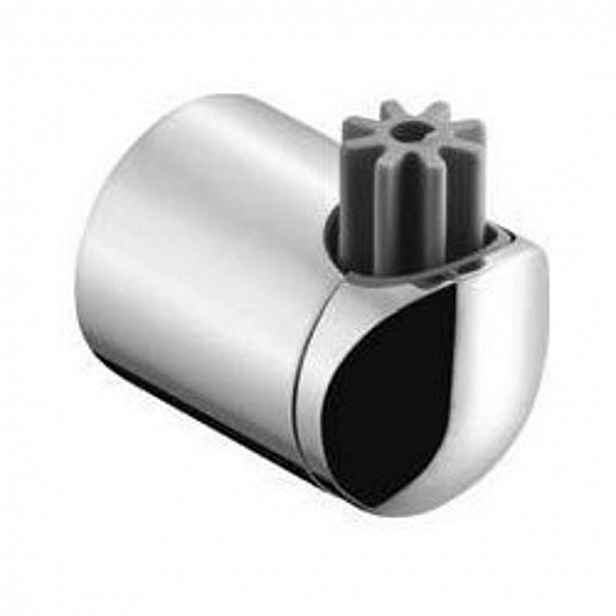 Hansgrohe - Opěrka na stěnu a krytka pro sprchovou tyč Unica'S, chrom 96191000