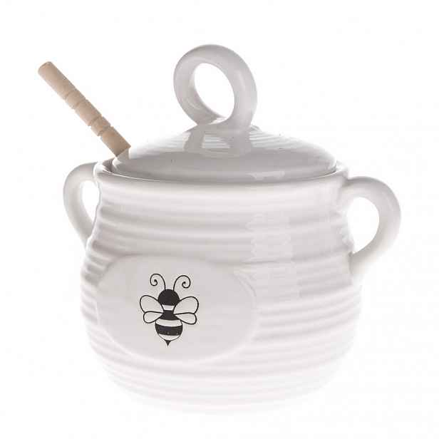 Keramická dóza na med Bee, 450 ml