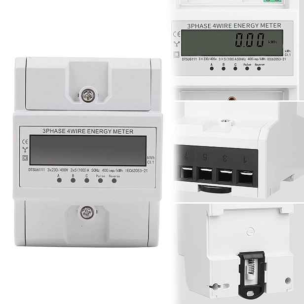 Třífázový Elektroměr, 3-FÁZOVÝ Elektroměr