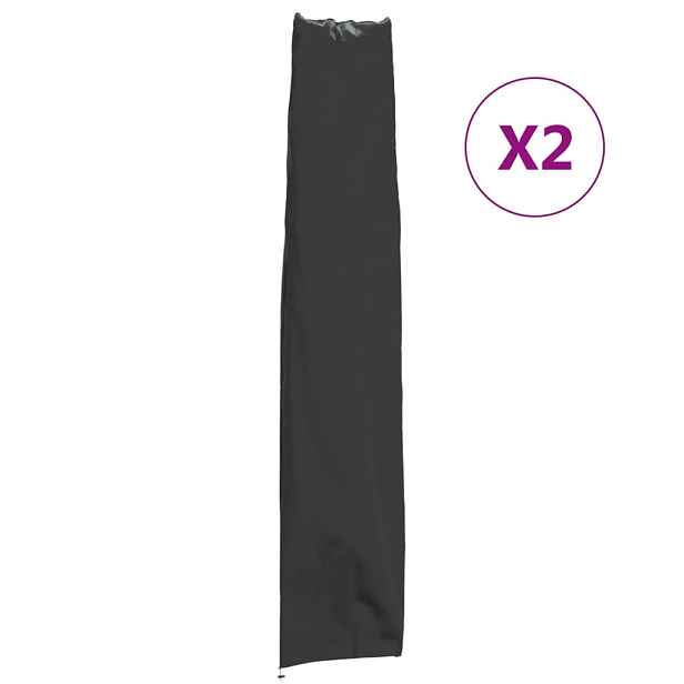 vidaXL Plachty na zahradní slunečník 2 ks 170x35/32 cm 420D oxford