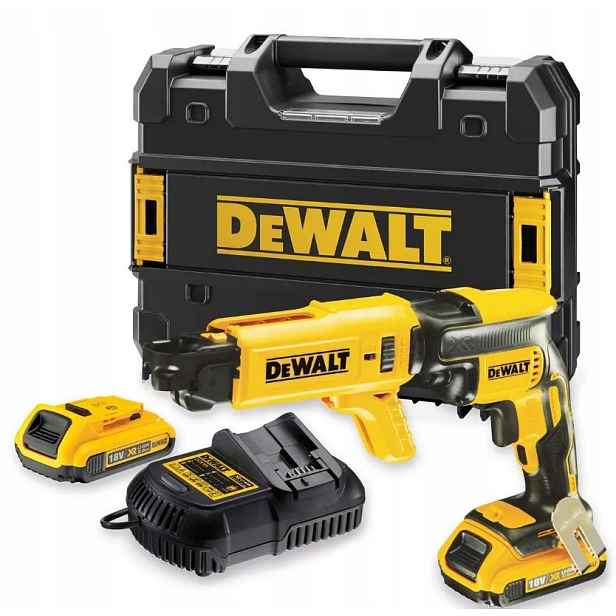 Dewalt aku šroubovák na desky Gk 18V aku 2x 5.0Ah Tstak DCF620P2K