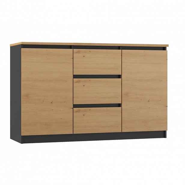 RAUMHIRSCH FURNITURE KOMODA Anthrazit, Artisan 120/75/40
