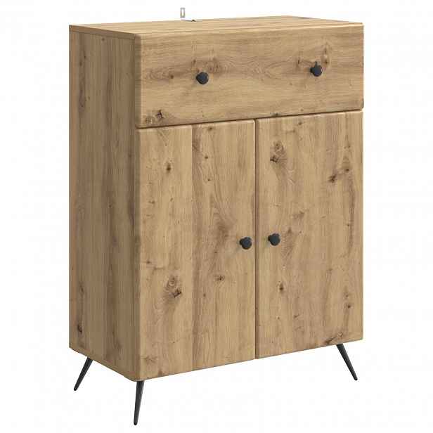 vidaXL Servírovací skříň Dub artisan 66 x 34,5 x 90 cm