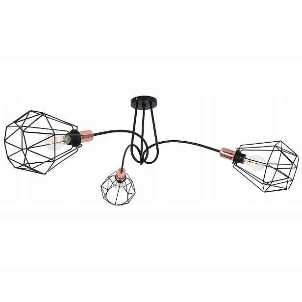 Závěsné stropní svítidlo Diamond Loft Lustr Retro