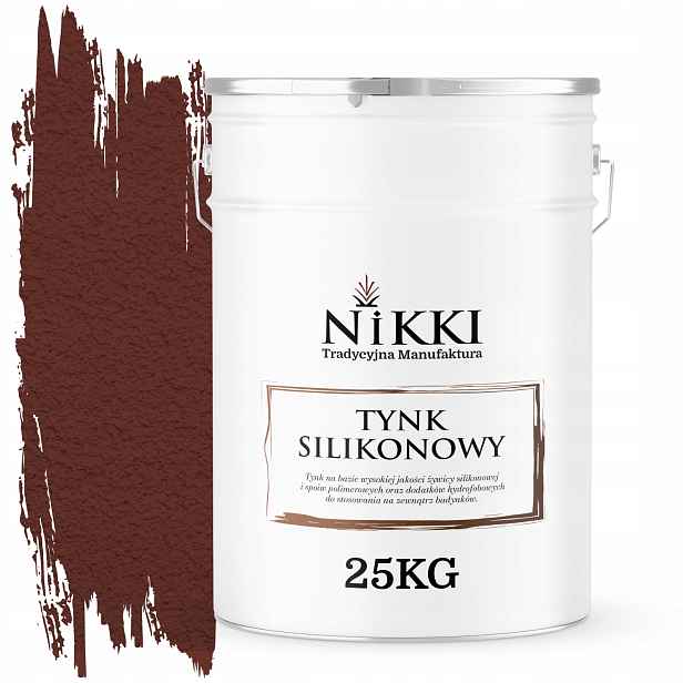 Silikonová Fasádní Omítka Hnědá Ral 8012 25 Kg Beránek Granulace 2.0 mm