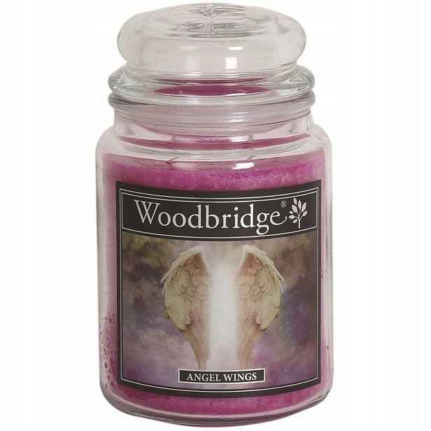 Woodbridge velká vonná svíčka Angel's Wings sójová