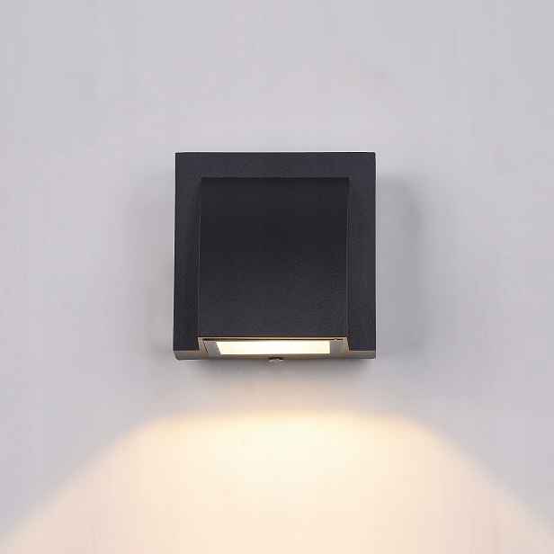 Edgar Zahradní nástěnné svítidlo Černé Moderní Led 3W 3000K 120lm IP54