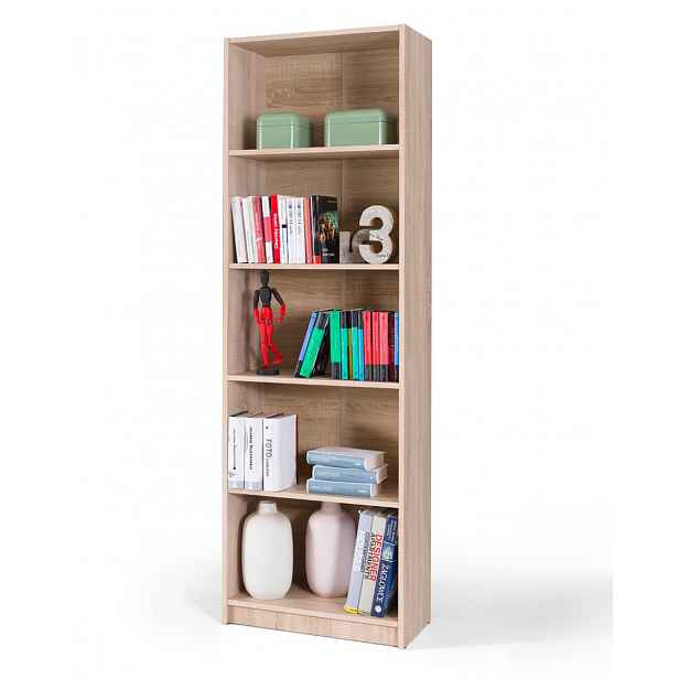 Vysoký regál 60 cm AVOCA - dub sonoma