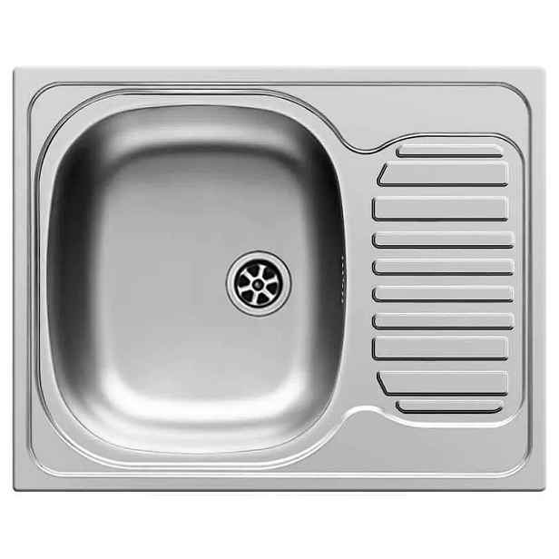 Casarredo Nerezový dřez AURORA 1B1D (62x50) vestavný