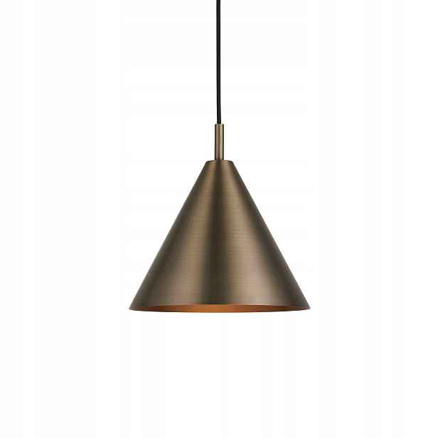 Endon závěsná lampa cape hnědá s kuželovitým stínítkem 1xE27 10w