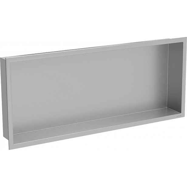 Mexen X-Wall-R zapuštěná polička 75x30 cm, nerezová ocel Inox