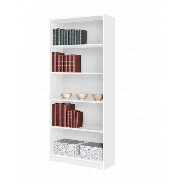 Vysoký regál 80 cm AVOCA - bílý