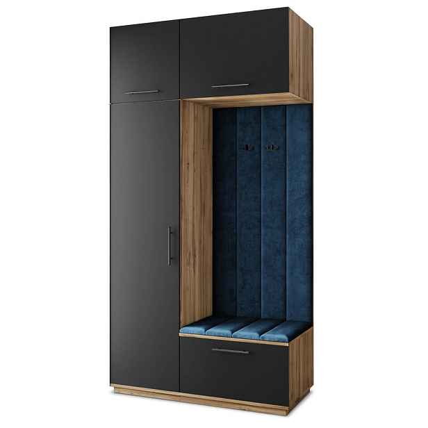 MASSENO MODERNÍ PŘEDSÍŇOVÁ SESTAVA REMA, 120/240/60 cm, dub Wotan
