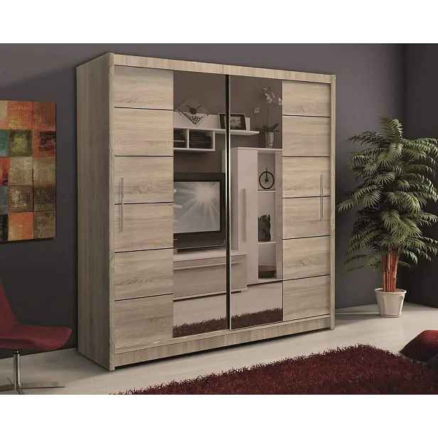 Casarredo Šatní skříň LIBERATA 2 203 dub sonoma