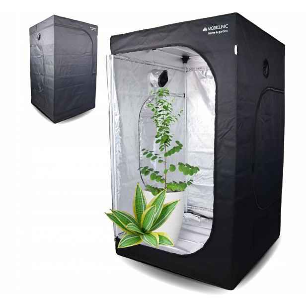 Growbox Stan pro vnitřní pěstování 160 x 70 x 70 cm, barva černá