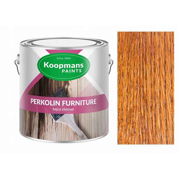 Koopmans Perkolin Furniture Olejové Mořidlo Na Dřevo 600 ML Teak 02