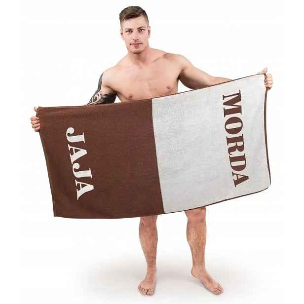 Osuška 70 x 140 cm Morda Jaja Dárek Na Valentýna Pro Chlapce