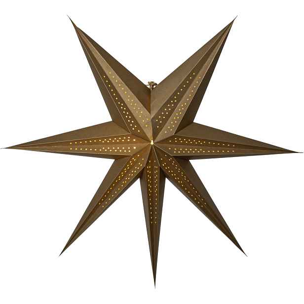 Vánoční papírová hvězda průměr 60 cm Star Trading Point - zlatá