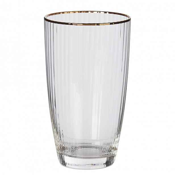 Butlers GOLDEN TWENTIES Sklenice na long drink se zlatým okrajem 500 ml