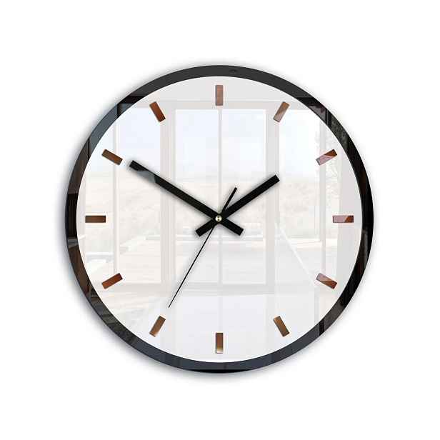 ModernClock Nástěnné hodiny Rolo bílé
