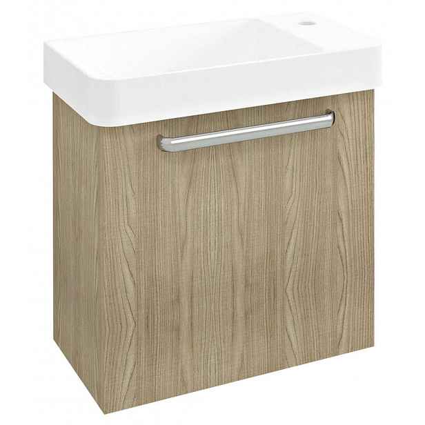 Sapho Latus - Umyvadlová skříňka VIII 51x50x28 cm, 1x dvířka, jilm bardini LT080-1313