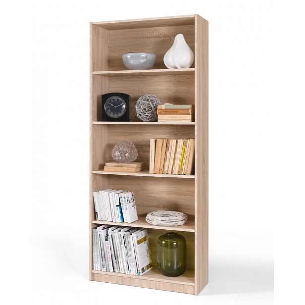 Vysoký regál 80 cm AVOCA - dub sonoma