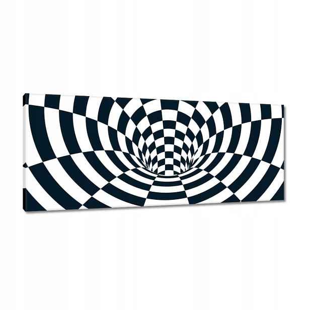 Obrazy 100x40 Abstrackja černobílá