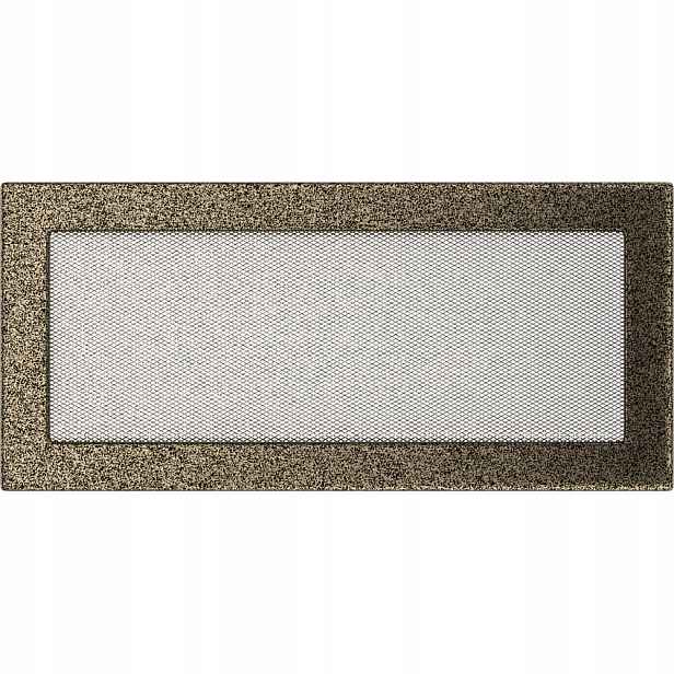 Ventilační mřížka 17x37 černo-zlatá