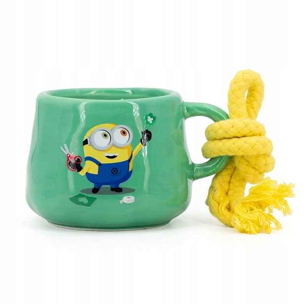 Vonná svíčka hrnek s lanem Bob a nůžky, Mimoni
