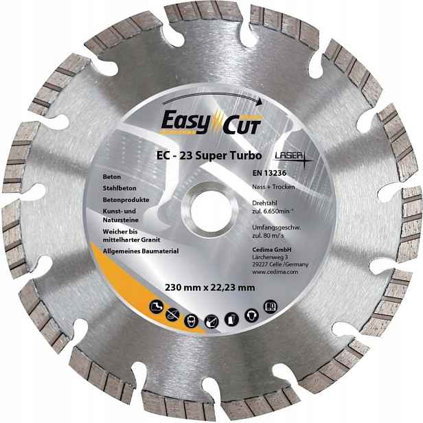 3M Diamantový řezací kotouč EC-23 150x2,2x10x22