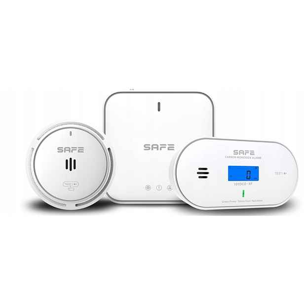 Set Fire & Co 1x SAFE50HUB-WRF, 1x SAFE10Y30-RF, 1x SAFE10YDCO-RF