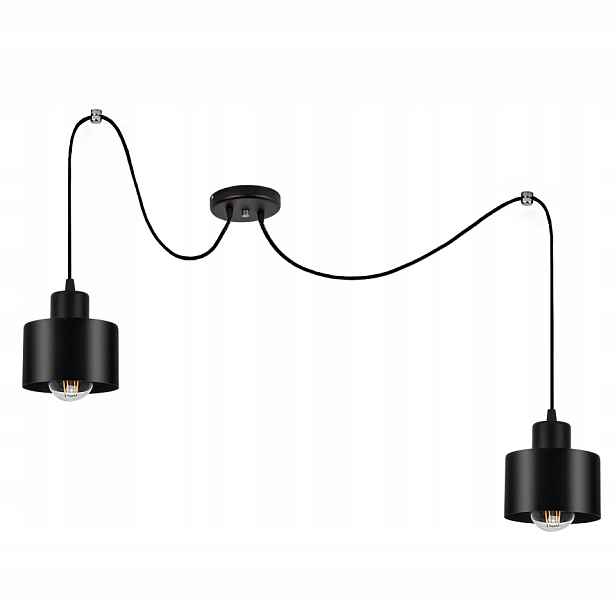 Závěsná Stropní Lampa Lustr Pavouk Edison Loft