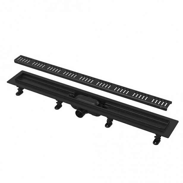 Alca APZ10BLACK Simple sprchový žlab 85 cm černá mat APZ10BLACK-850M