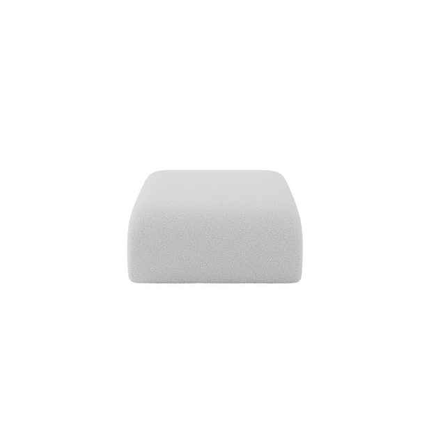 ALTDECOR MODULÁRNÍ TABURET MIRA-PUF 91x89x40 cm, světle šedý, buklé