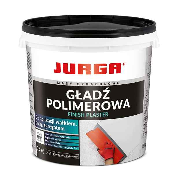 Polymerová hladítko Jurga Finish Plaster 25 kg – dokonale hladké stěny