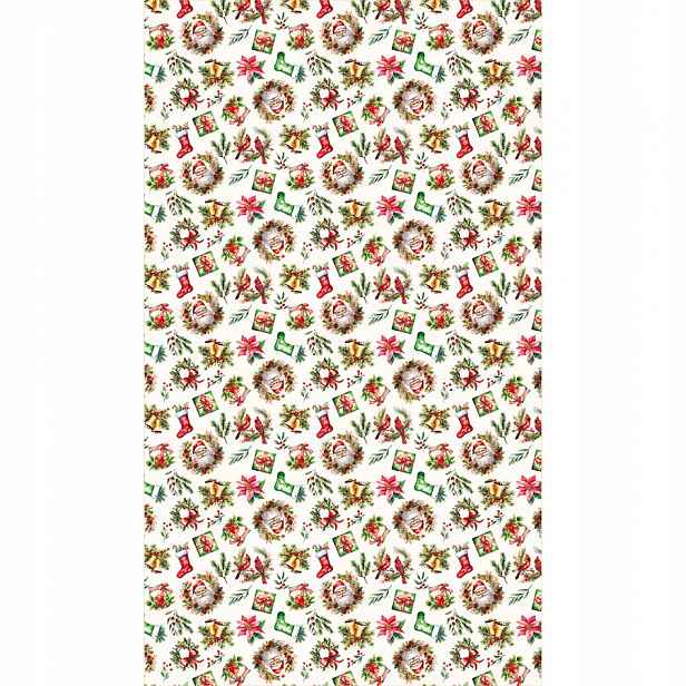 Vánoční ubrus 140x240 Vánoční mix červený PBN277/KSP/C03/140240/1