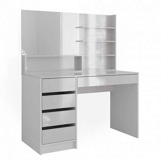 Vicco TOALETNÍ STOLEK Sherry Bílá 120 cm se zrcadlem