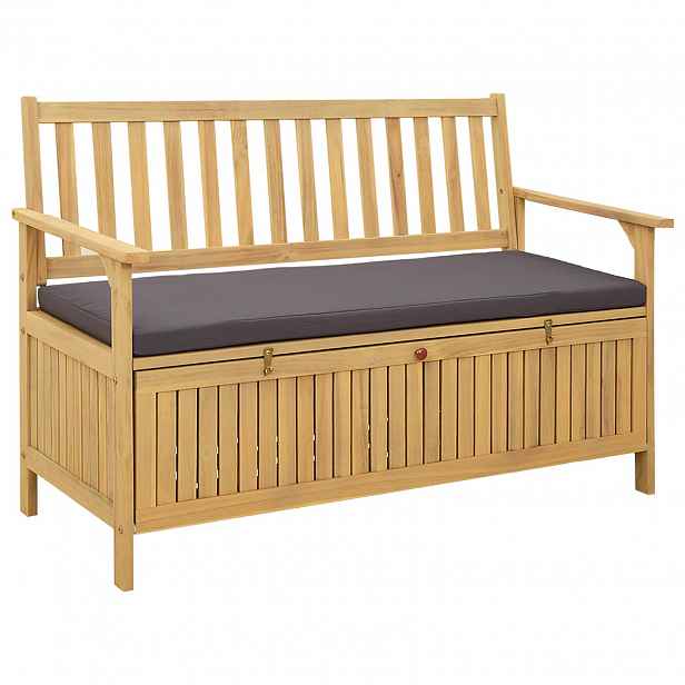 vidaXL Úložná lavice 2 -Seater 120 x 63 x 84 cm Obdélníkový