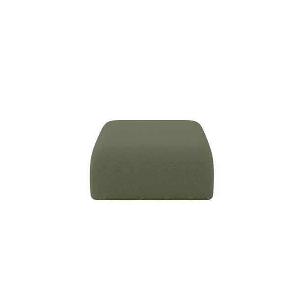 ALTDECOR MODULÁRNÍ TABURET MIRA-PUF 91x89x40 cm, zelený, buklé