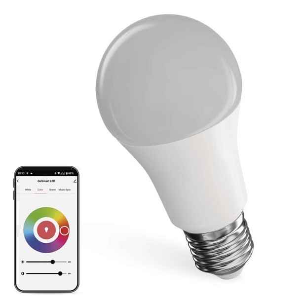 EMOS Chytrá žárovka GoSmart LED E27 11W 230V Wi-Fi RGB stmívatelná