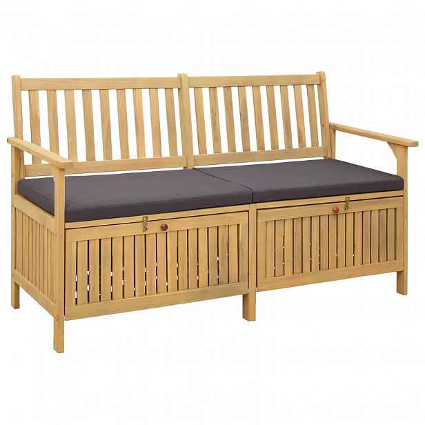 vidaXL Úložná lavice 2 -Seater 148 x 63 x 84 cm Obdélníkový