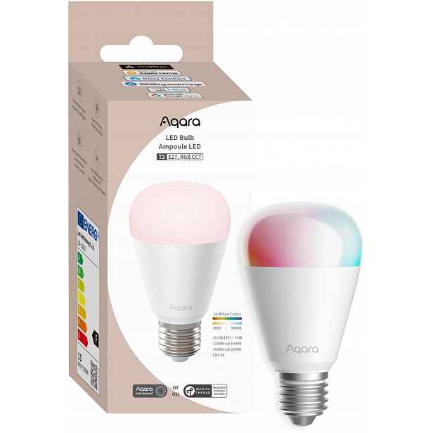 Aqara Led Bulb T2 Rgb Cct E27 Led Žárovka Thread, Zigbee, Bluetooth,