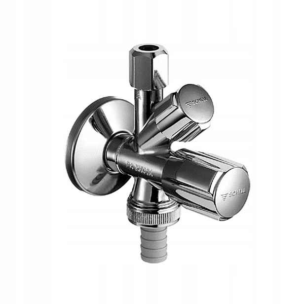 Multifunkční úhlový ventil Schell 1/2''x3/8''x3/4'' 035450699