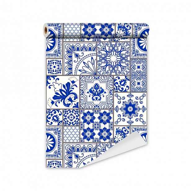 TEMU 1 role, Silná samolepicí podlahová nálepka z PVC, Vintage design, Bohémský styl, Samolepicí, Vodotěsná a odolná proti opotřebení, Snadno