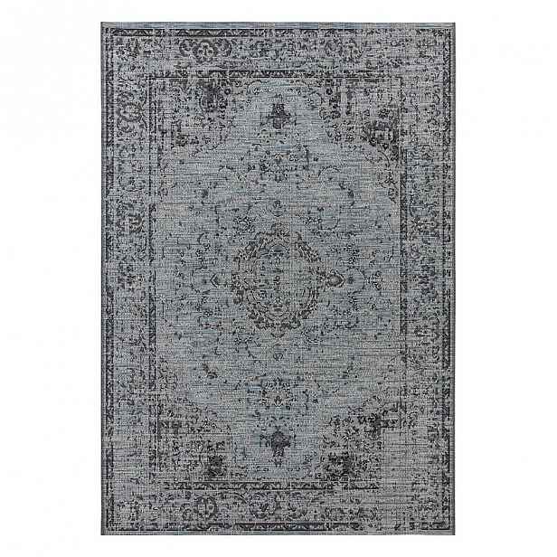 Modrý koberec vhodný do exteriéru Elle Decor Curious Cenon, 115 x 170 cm